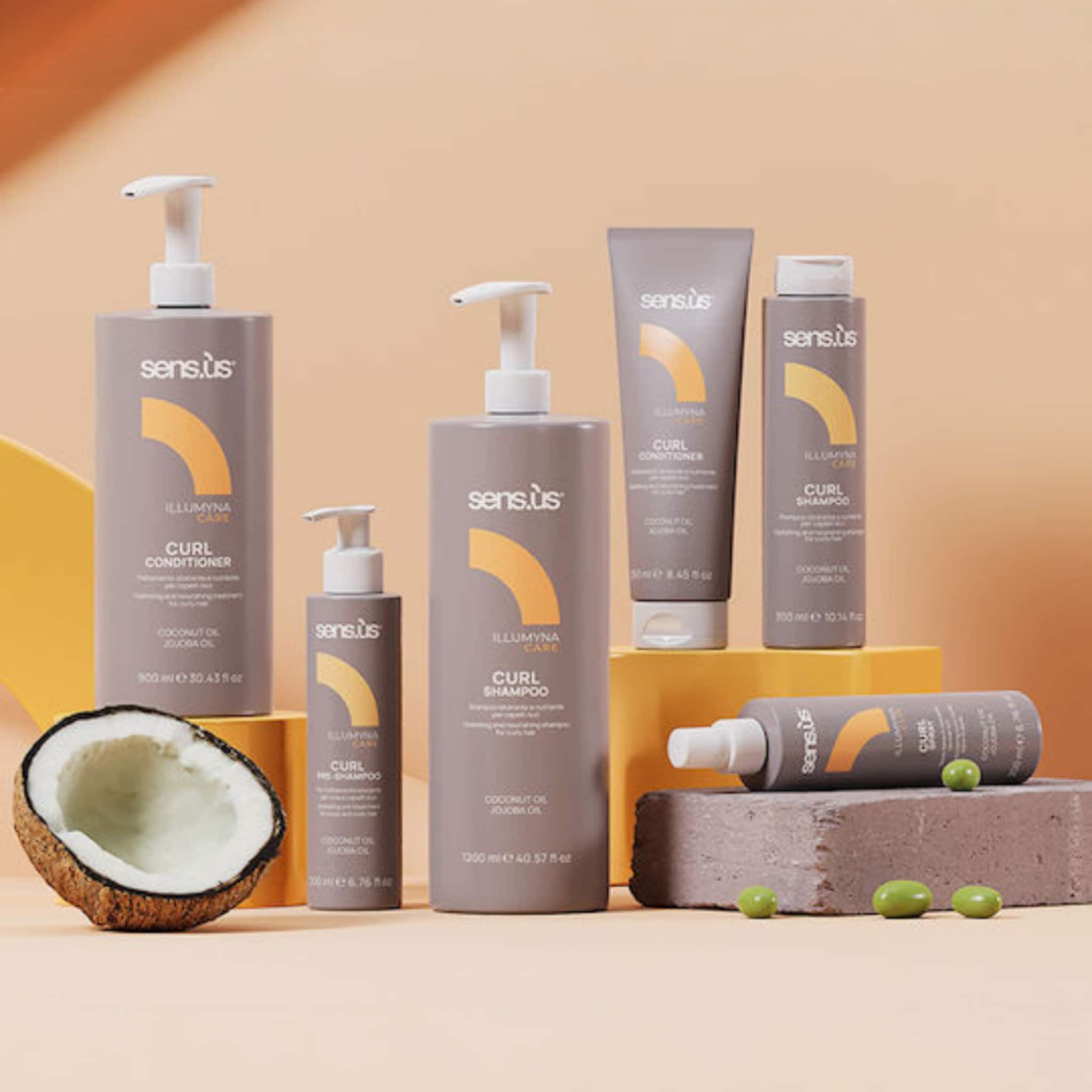 Sensus Illumyna Care Curl Shampoo Σαμπουάν για Σγουρά Μαλλιά 1200ml 2