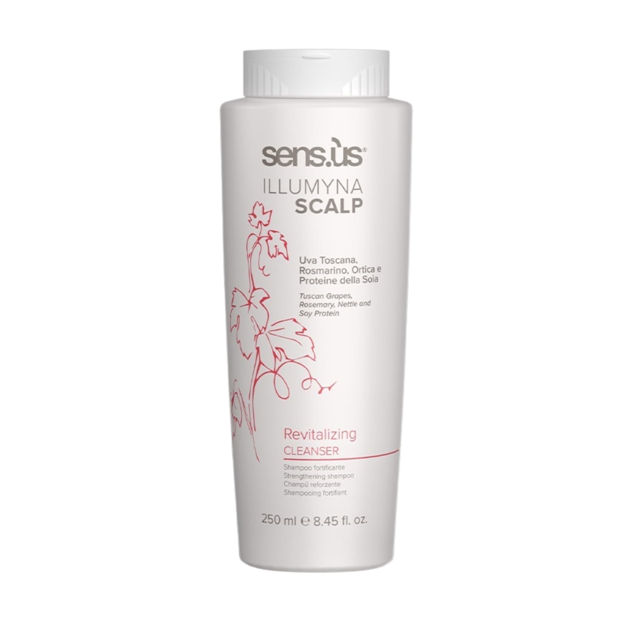 Sensus Illumyna Scalp Revitalizing Cleanser Shampoo Σαμπουάν Κατά της Τριχόπτωσης 250ml 1