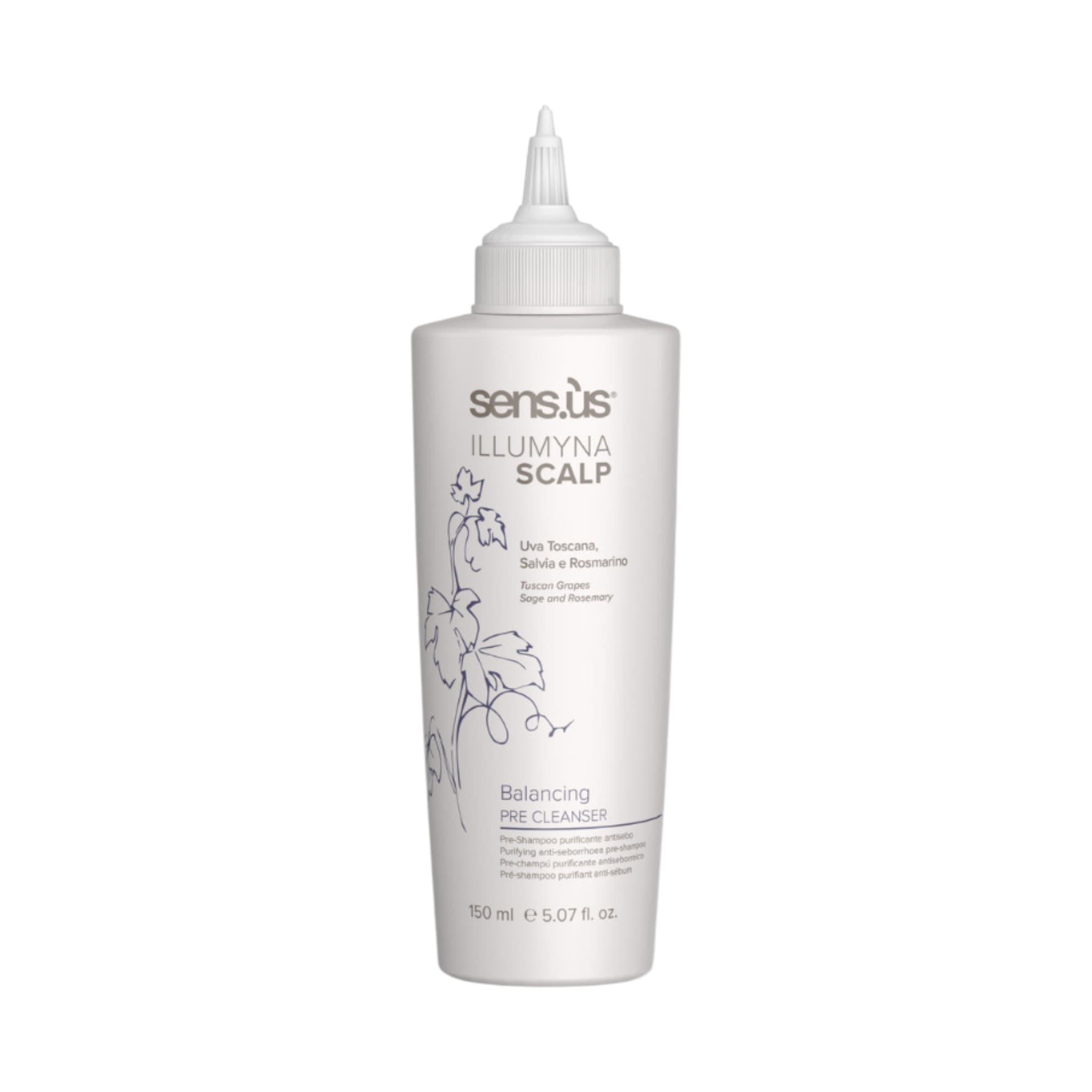 Sensus Illumyna Scalp Balancing Pre Cleanser Θεραπεία Κατά της Λιπαρότητας 150ml 1