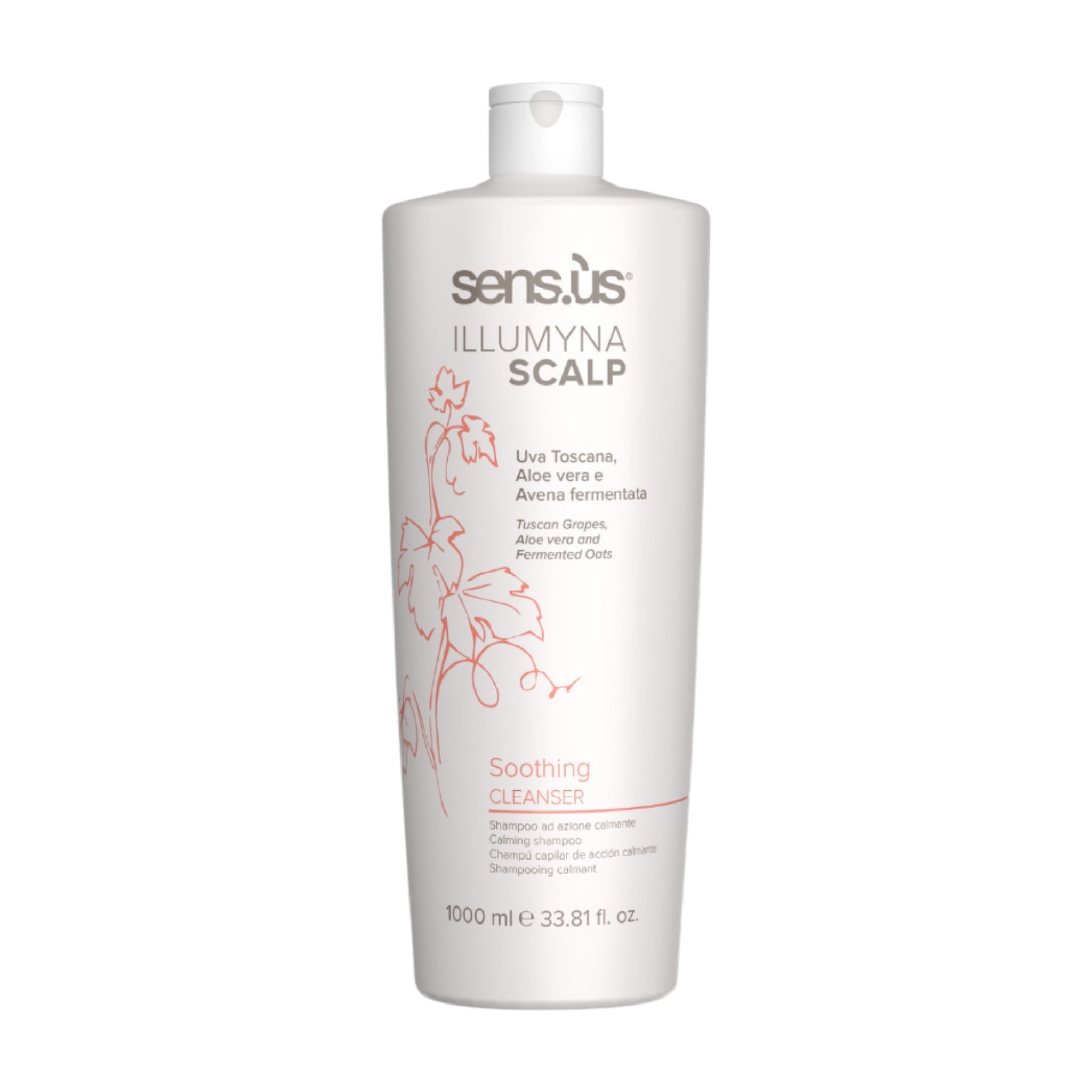 Sensus Illumyna Scalp Soothing Cleanser Shampoo Σαμπουάν για Ευαίσθητο Τριχωτό 1000ml 1