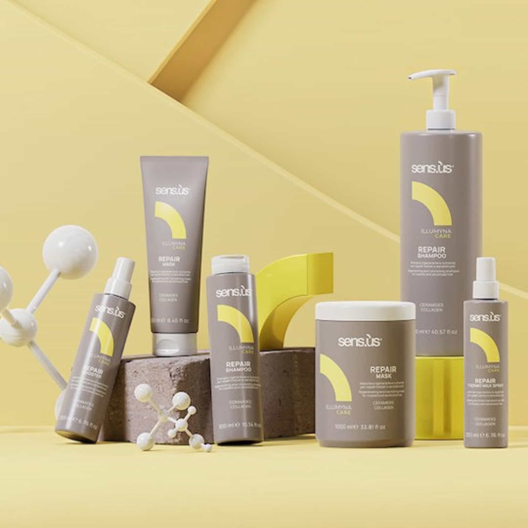 Sensus Illumyna Care Repair Shampoo Σαμπουάν Επανόρθωσης για Ταλαιπωρημένα Μαλλιά 300ml 2