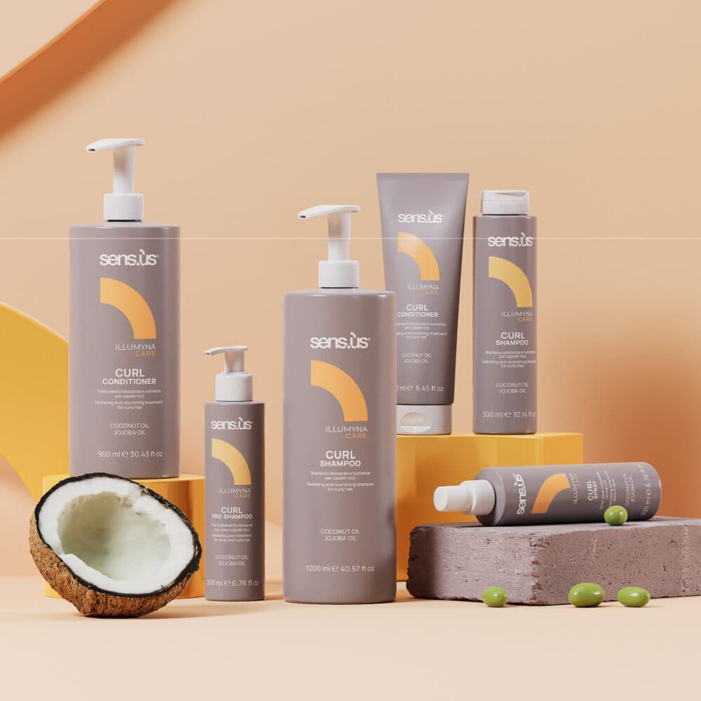 Sensus Illumyna Care Curl Shampoo Σαμπουάν για Σγουρά Μαλλιά 300ml 4