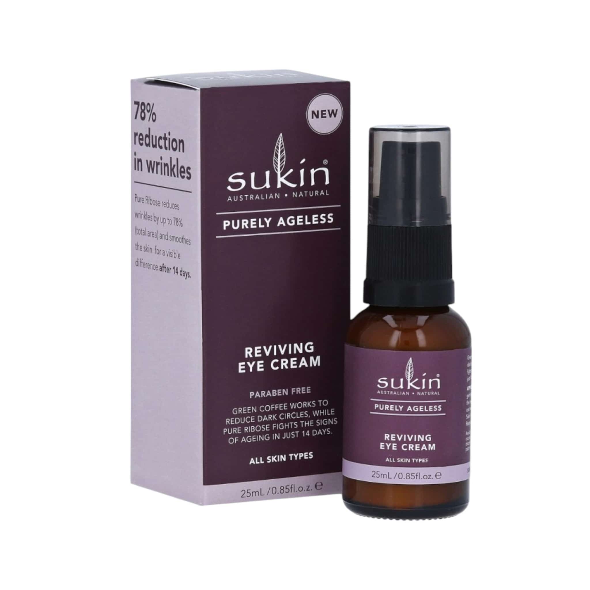 Sukin Naturals Purely Ageless Reviving Eye Cream 25ml