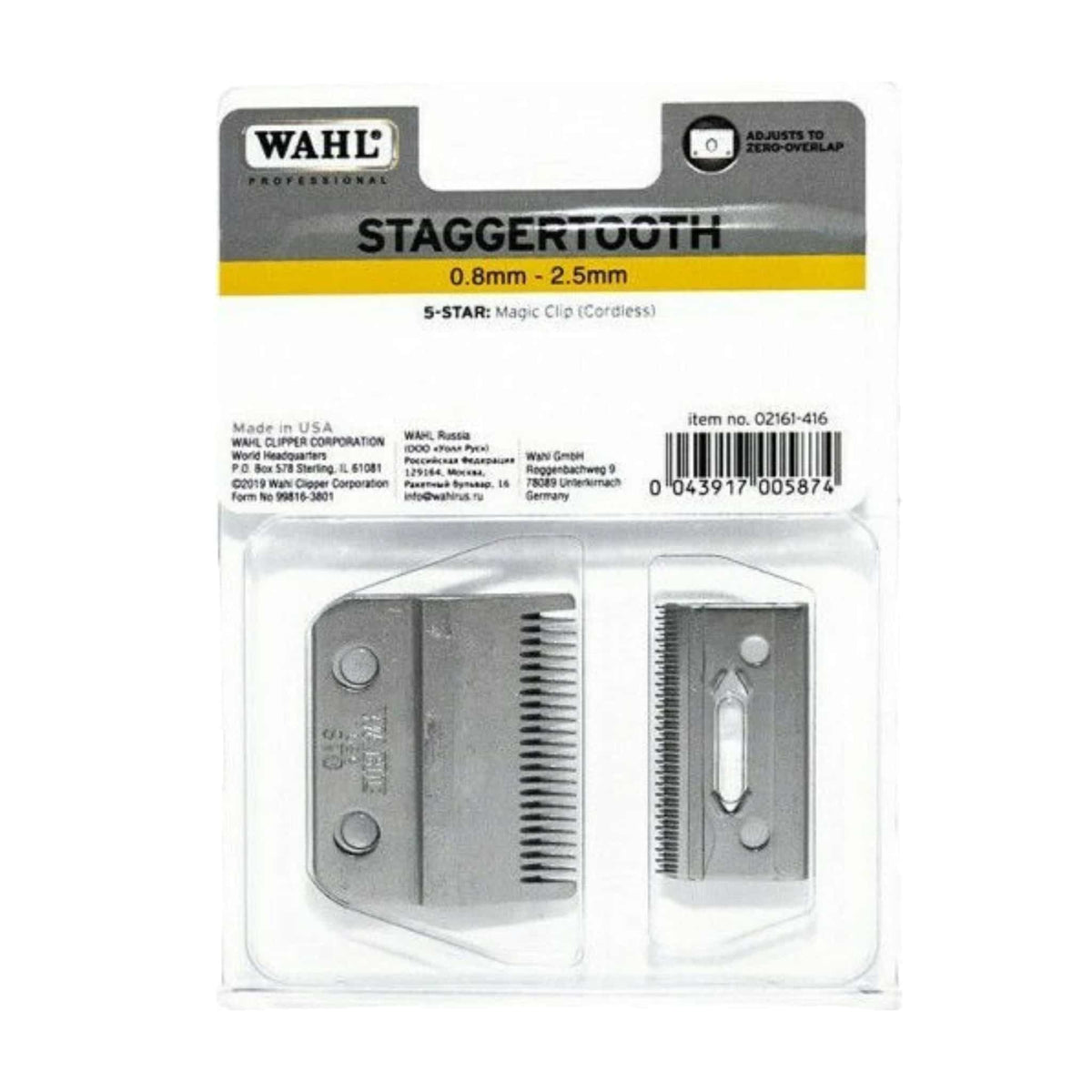 Wahl Staggertooth 5-Star Magic Clip Cordless Ανταλλακτικό Κοπτικό 1