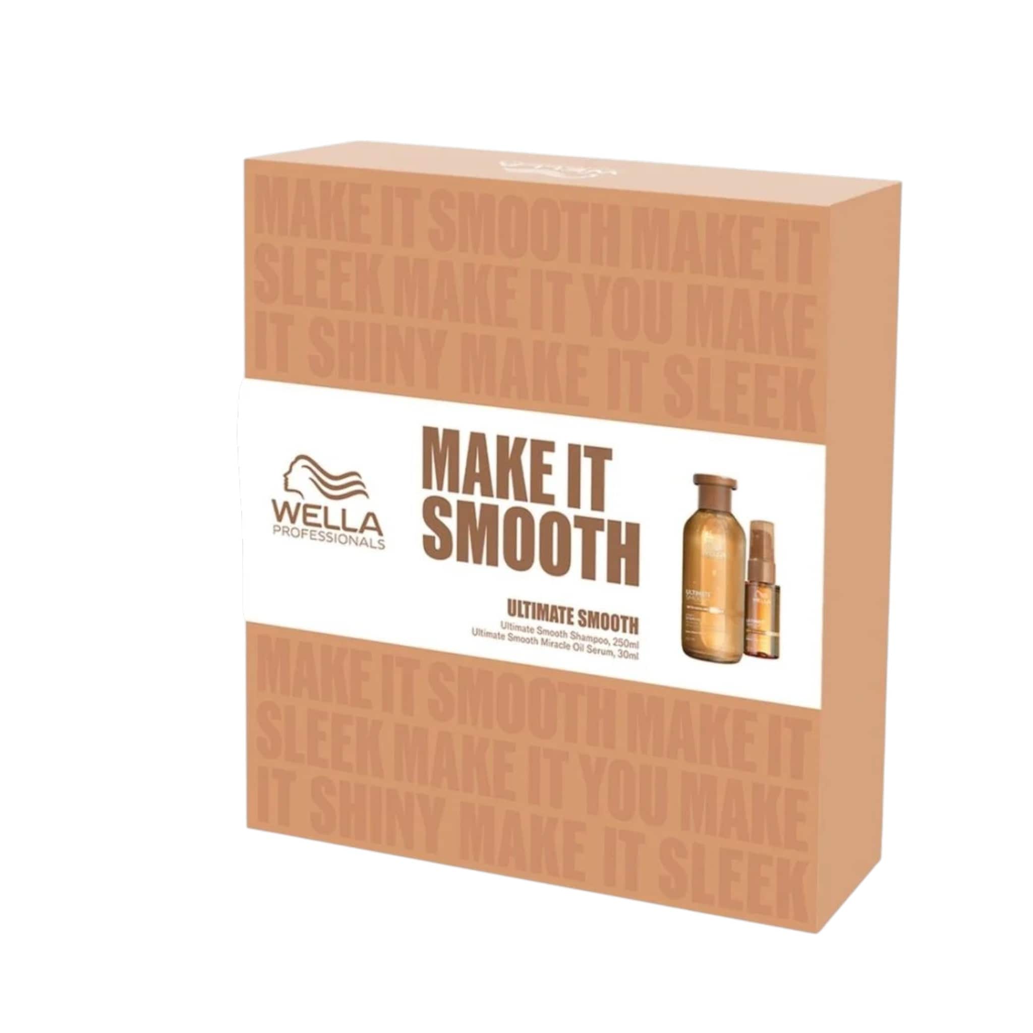 Wella Professionals Ultimate Smooth Make It Smooth Σετ Περιποίησης Μαλλιών για Λείανση 1