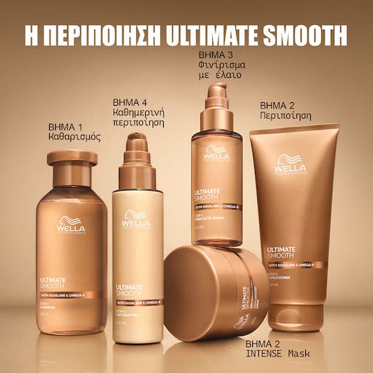 Wella Professionals Ultimate Smooth 24/7 Silky Milk Γαλάκτωμα Λείανσης και Προστασίας 30ml 6