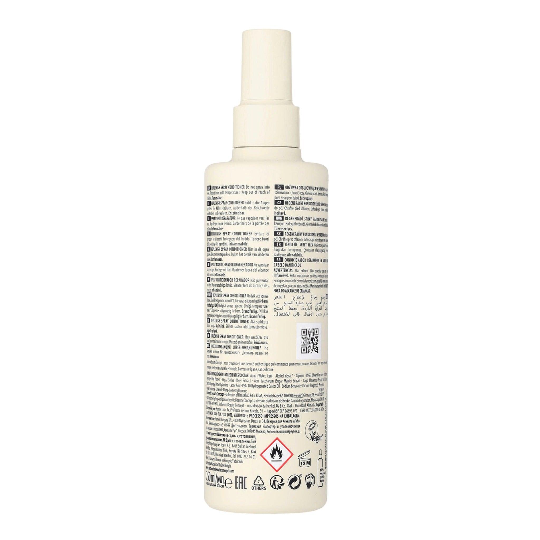 Authentic Beauty Concept Replenish Spray Conditioner 250ml