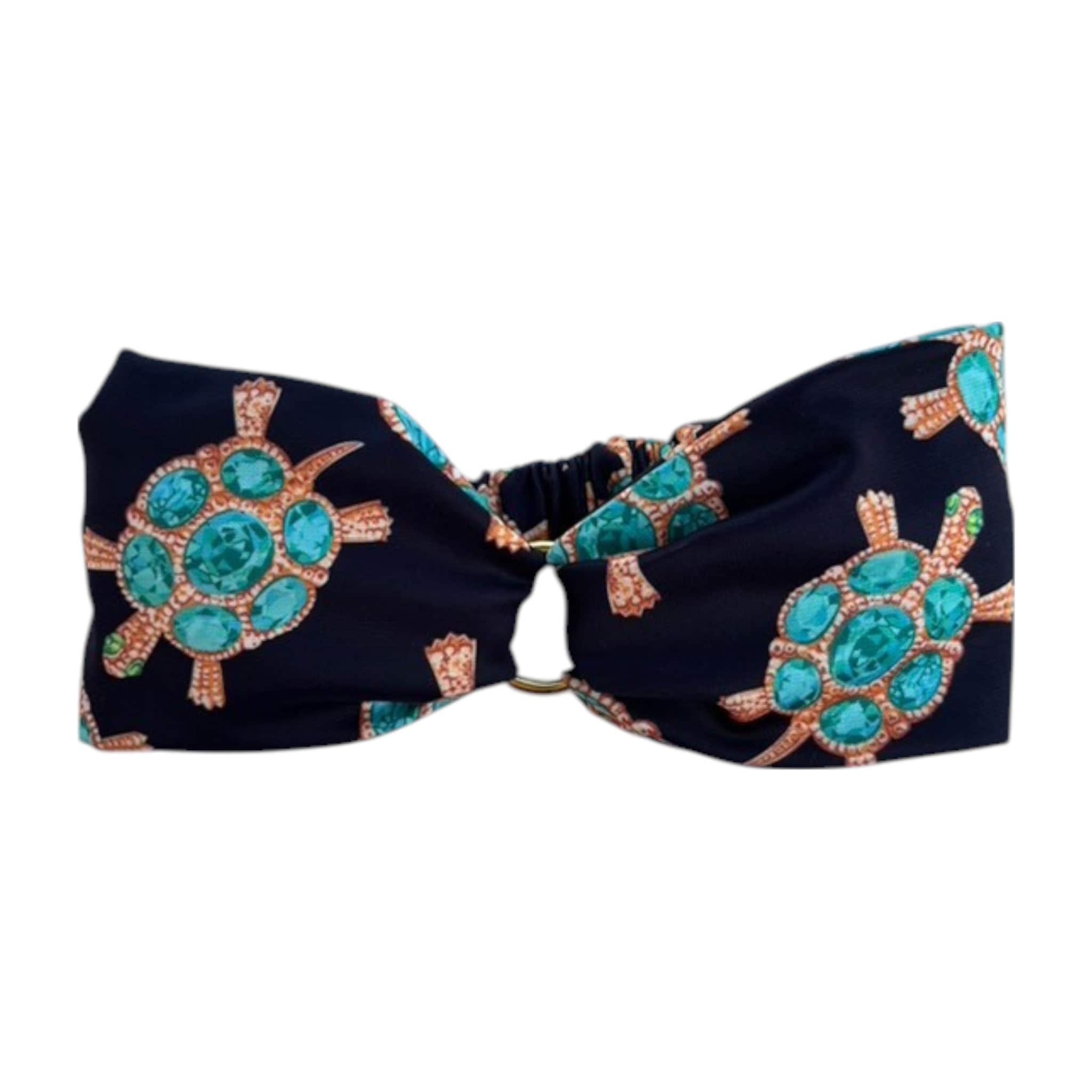 Strechbio Κορδέλα Με Μέταλλο Χρώμα Μαύρο με Σχέδιο Χελώνα 1