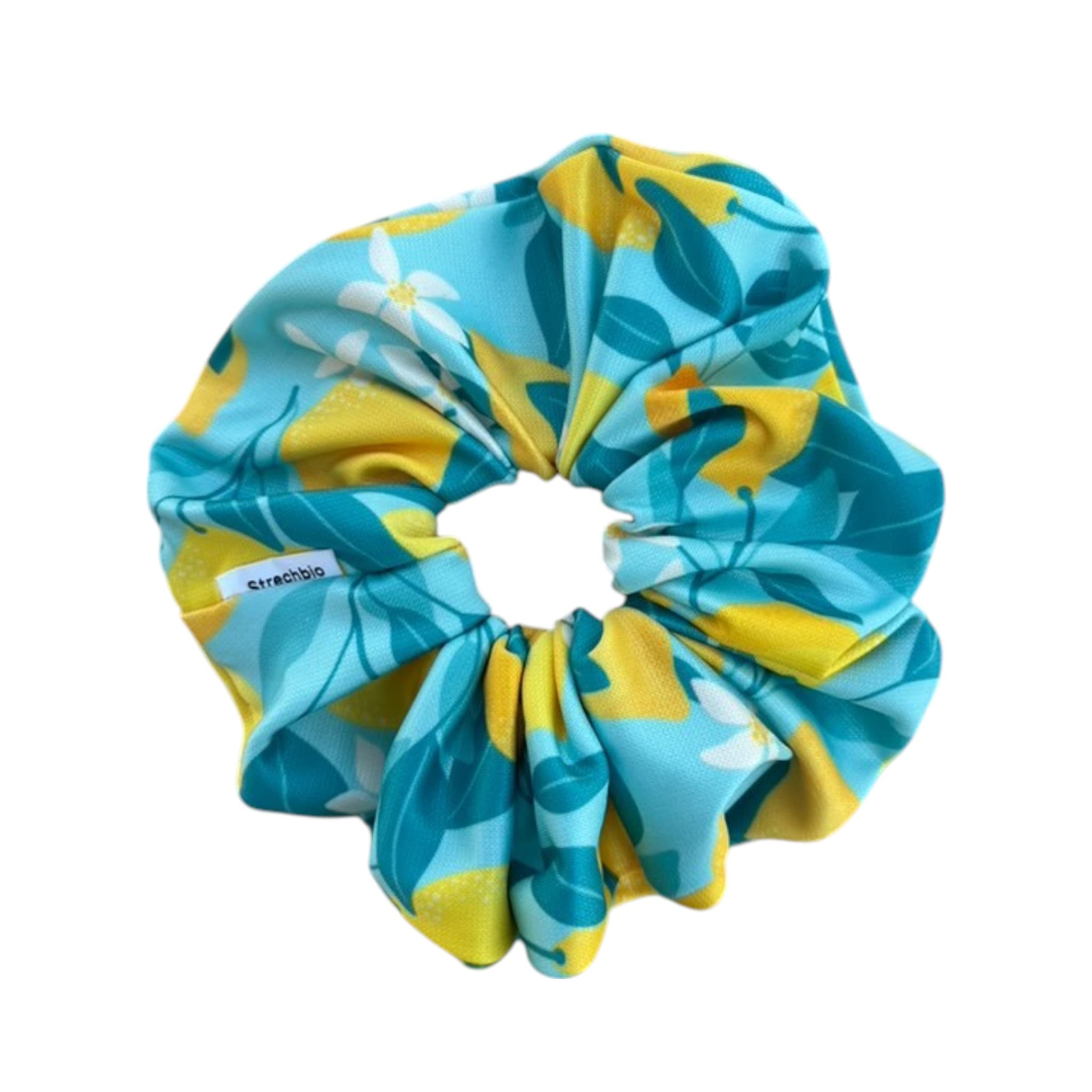 Strechbio Scrunche Βεραμάν με Σχέδιο Λεμόνι 1