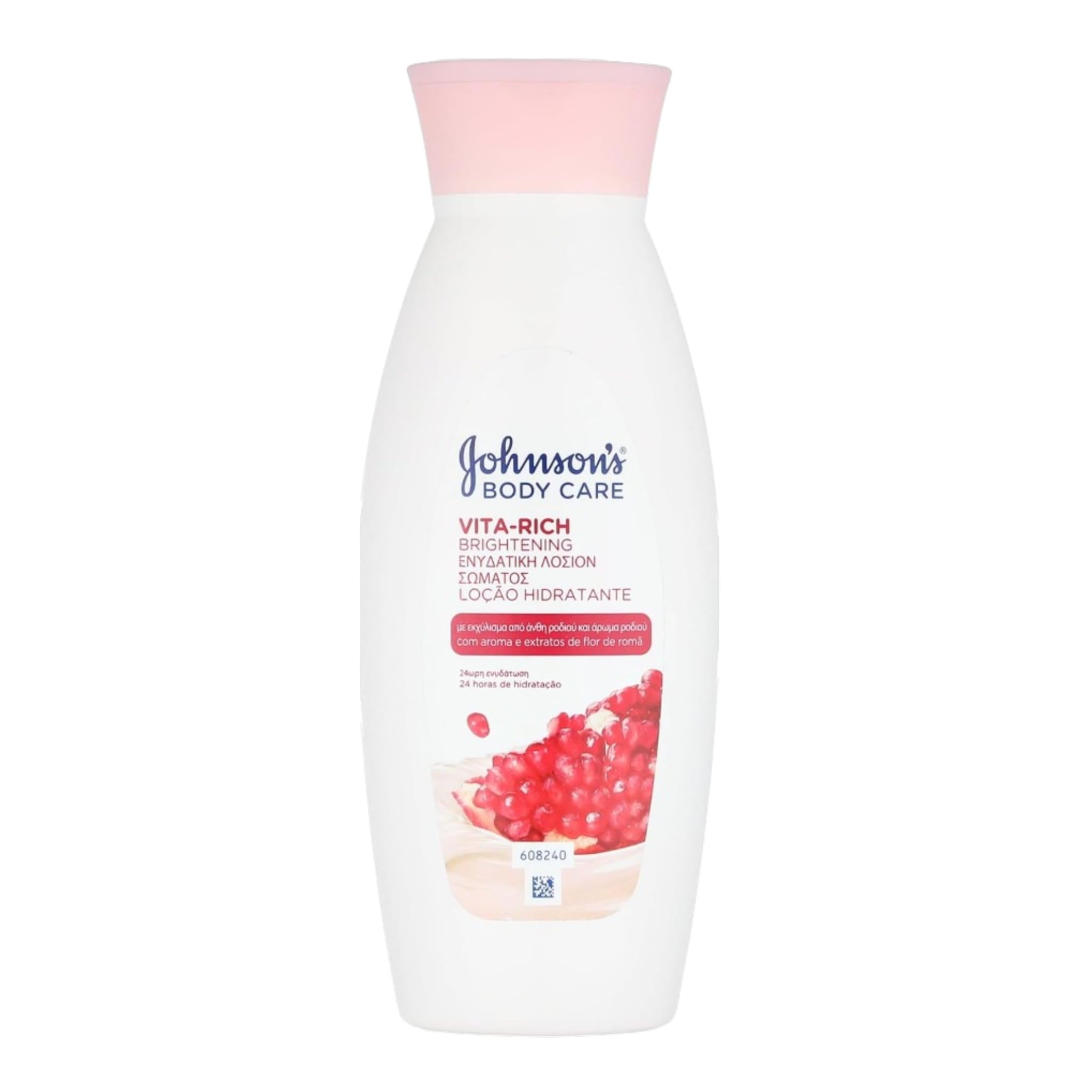 Johnson's Body Care Vita-Rich Brightening Ενυδατική Λοσιόν Σώματος με Άρωμα Ρόδι 250ml 1