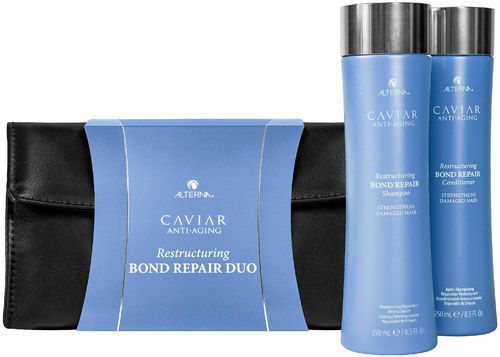 Alterna Caviar Restructuring Bond Repair Holiday Duo (Shampoo 250ml &amp; Conditioner 250ml)