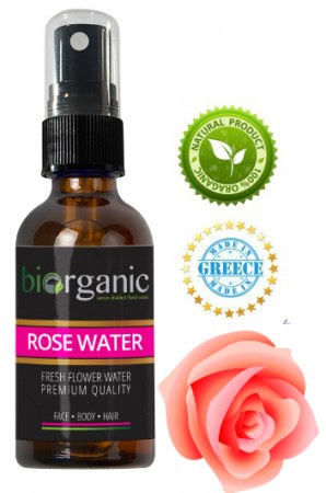 Biorganic 100% Natural Rose Floral Water 100ml