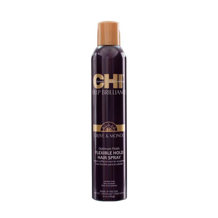 CHI Deep Brilliance Olive & Monoi Optimum Finish Flexible Hold Hair Spray 284gr