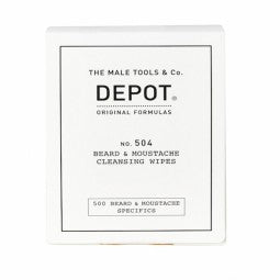 Depot Beard &amp; Moustache Cleansing Wipes 1x12