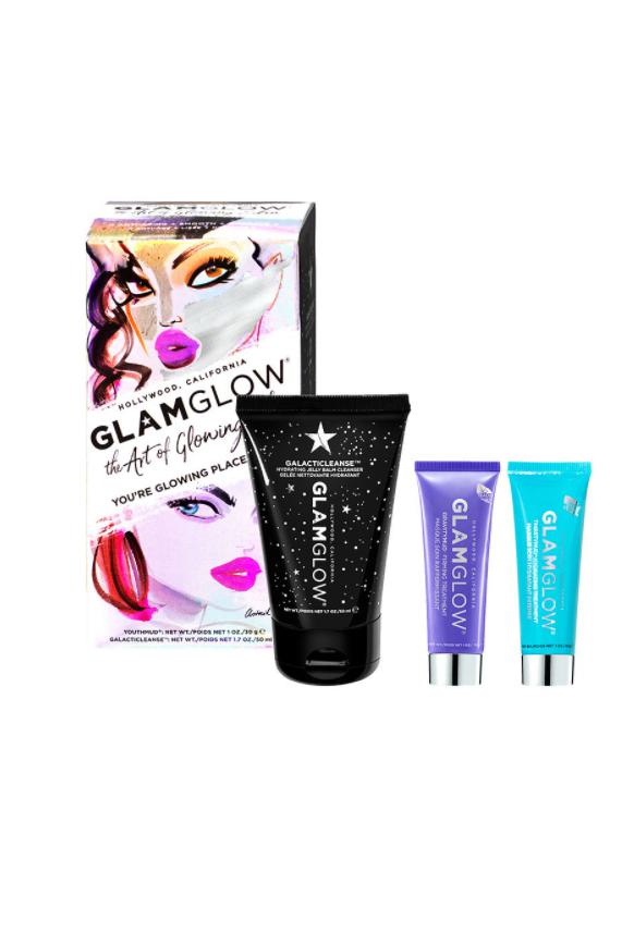 Glamglow You re Glowing Places Set (Thirstymud 10gr+Gravitymud 10gr+Galacticleanset 50ml)