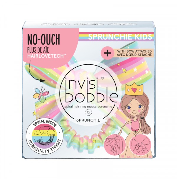 Invisibobble Kids Sprunchie Slim Let&#39;s Chase Rainbows 1τμχ