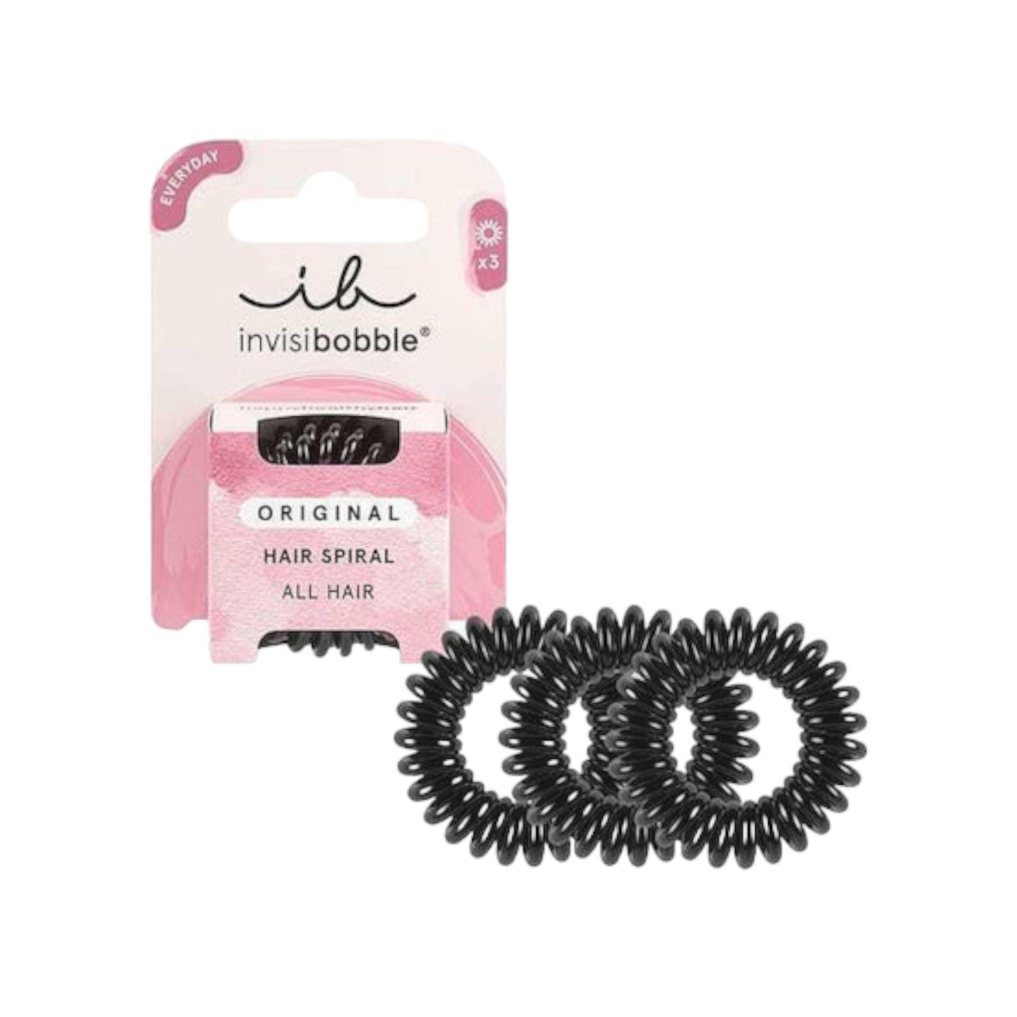 Invisibobble Everyday Original Spiral True Black 3τμχ