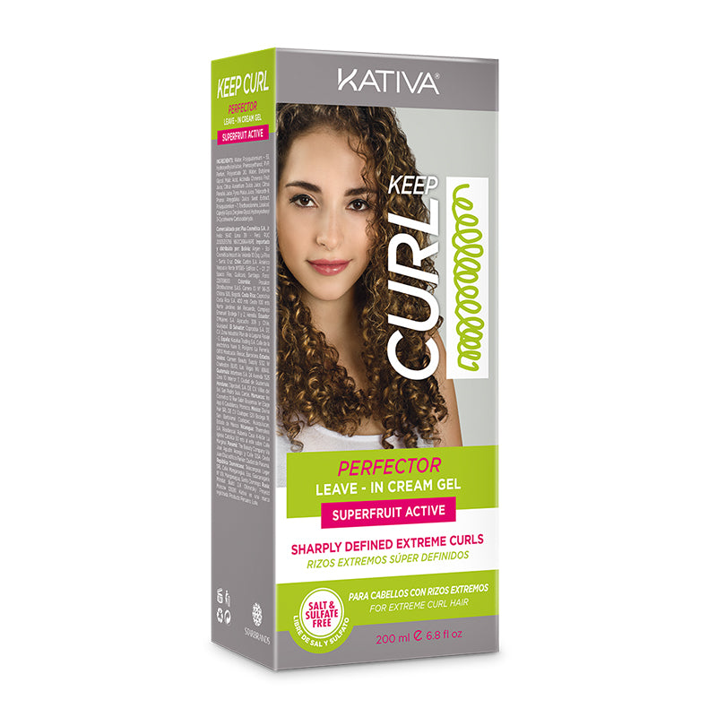 Kativa Keep Curl Perfector Leave In Cream Gel 200ml