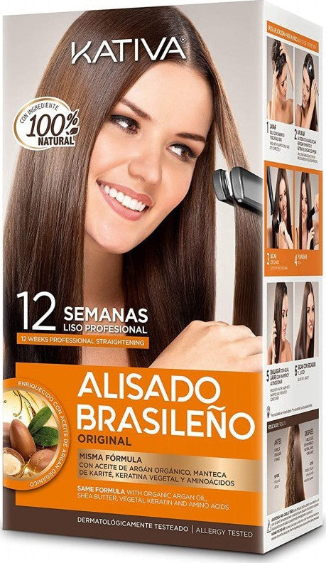Kativa 12 Weeks Professional Straightening Alisado Brasileno Original