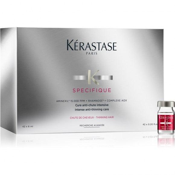 Kerastase Specifique Aminexil - Cure Anti Chute Intensive Θεραπεία Αραίωσης Μαλλιών 42*6ml