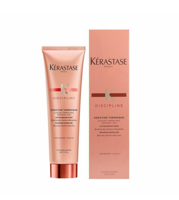 Kerastase Styling Discipline Keratine Thermique Θερμοπροστατευτικό Γαλάκτωμα Για Ατίθασα Μαλλιά 150ml