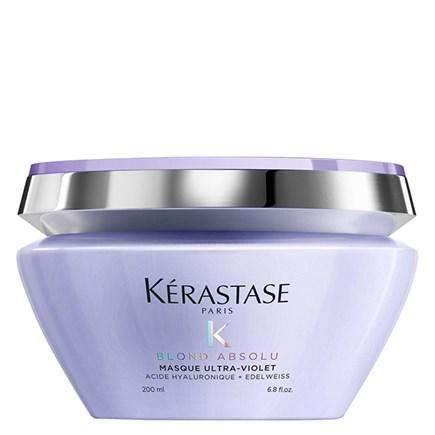 Kerastase Blond Absolu Masque Ultra-Violet Μάσκα Με Μωβ Χρωστική Για Βαμμένα Ξανθά Μαλλιά 200ml