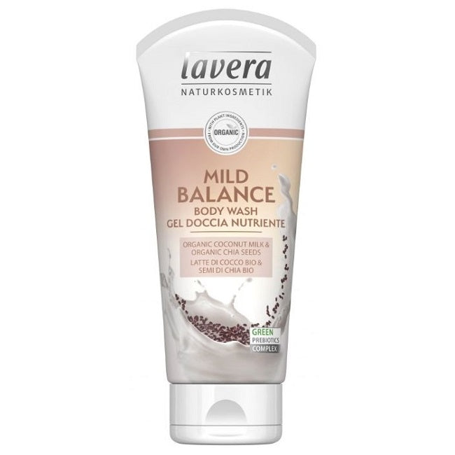 Lavera Mild Balance Body Wash with Organic Coconut Milk &amp; Chia Seeds 200ml