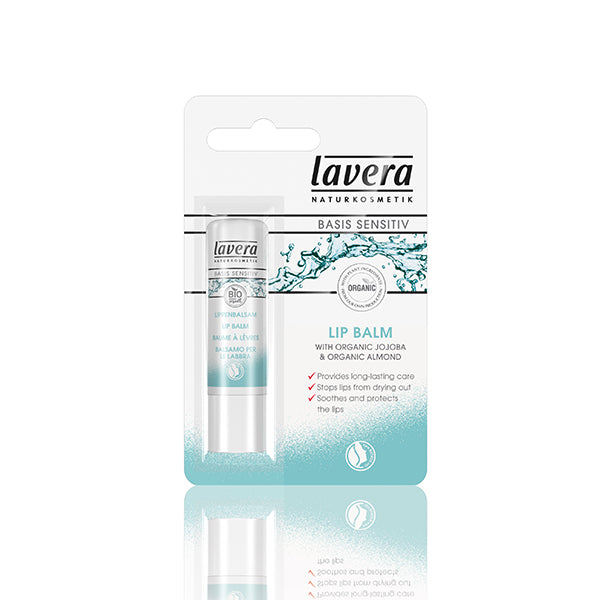Lavera Basis sensitiv - Lip Balm Με βιολογική jojoba και βιολογικό βούτυρο shea 4.5gr