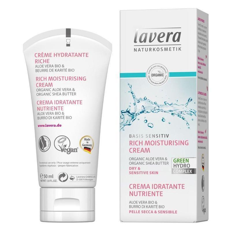 Lavera Basis Sensitiv Rich Moisturizing Cream 50ml