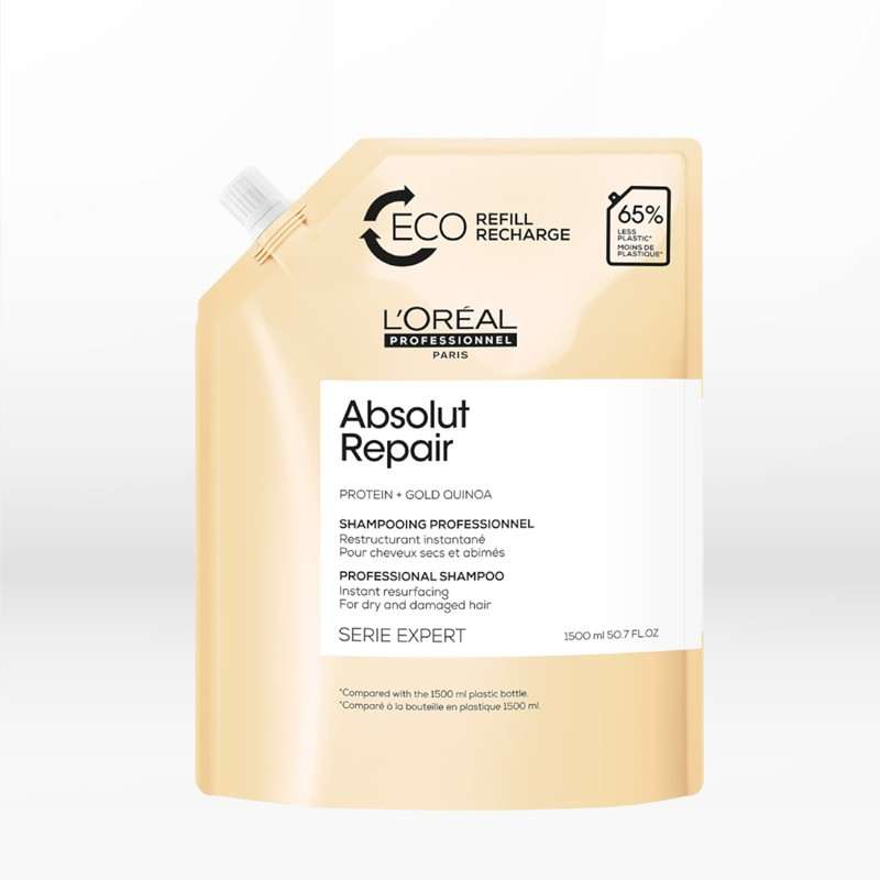 L'Oreal Professionnel Serie Expert Absolut Repair Eco Refill Σαμπουάν Για Ταλαιπωρημένα Μαλλιά 1500ml