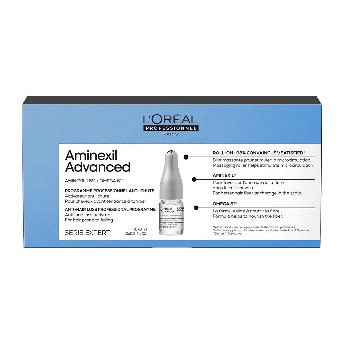 L'Oreal Professionnel Serie Expert Aminexil Αμπούλες Κατά της Τριχόπτωσης 10x6ml