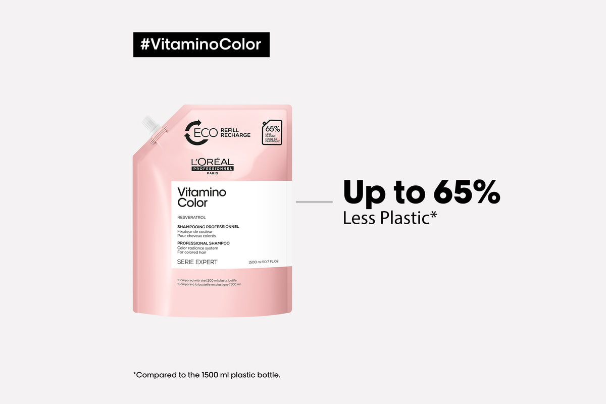 L&#39;Oreal Professionnel Serie Expert Vitamino Color Eco Refill Σαμπουάν Για Βαμμένα Μαλλιά 1500ml