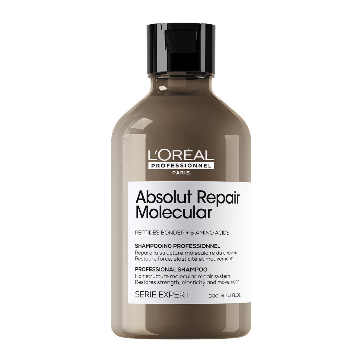 L'Oreal Professionnel Absolut Repair Molecular Σαμπουάν Μοριακής Επανόρθωσης Χωρίς Θειικά 'Αλατα για Ταλαιπωρημένα Μαλλιά 300ml