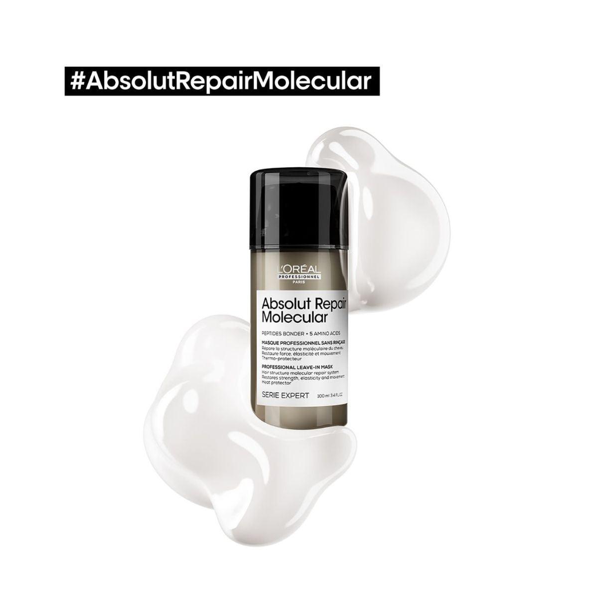 L'Oreal Professionnel Absolut Repair Molecular Leave-in Μάσκα Μοριακής Επανόρθωσης για Ταλαιπωρημένα Μαλλιά 100ml