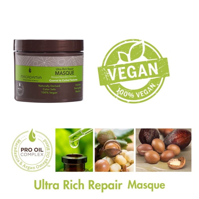 Macadamia Vegan Prodessional Ultra Rich Repair Masque 236ml