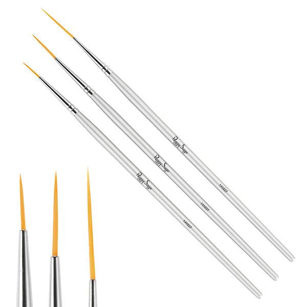 Peggy Sage Nail Art Brushes 3pcs