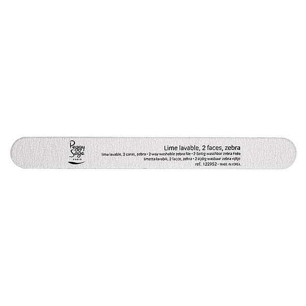 Peggy Sage 2-Way Nail File 100/100 Zebra Dure