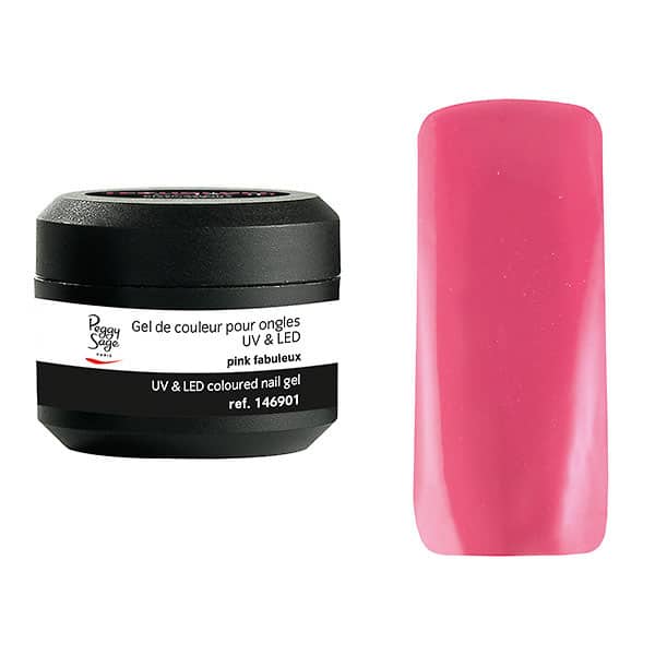 Peggy Sage Coloured UV&amp;LED Nail Gel Pink Fabuleux 5gr