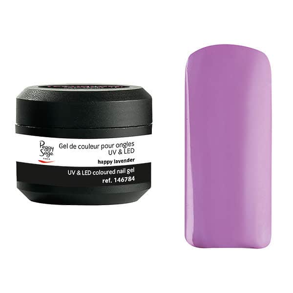 Peggy Sage Coloured UV&amp;LED Nail Gel Happy Lavender 5gr