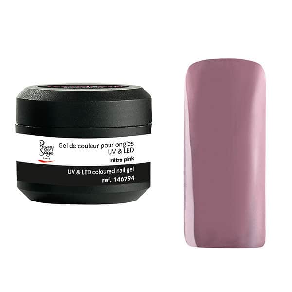 Peggy Sage Coloured UV&amp;LED Nail Gel Retro Pink 5gr