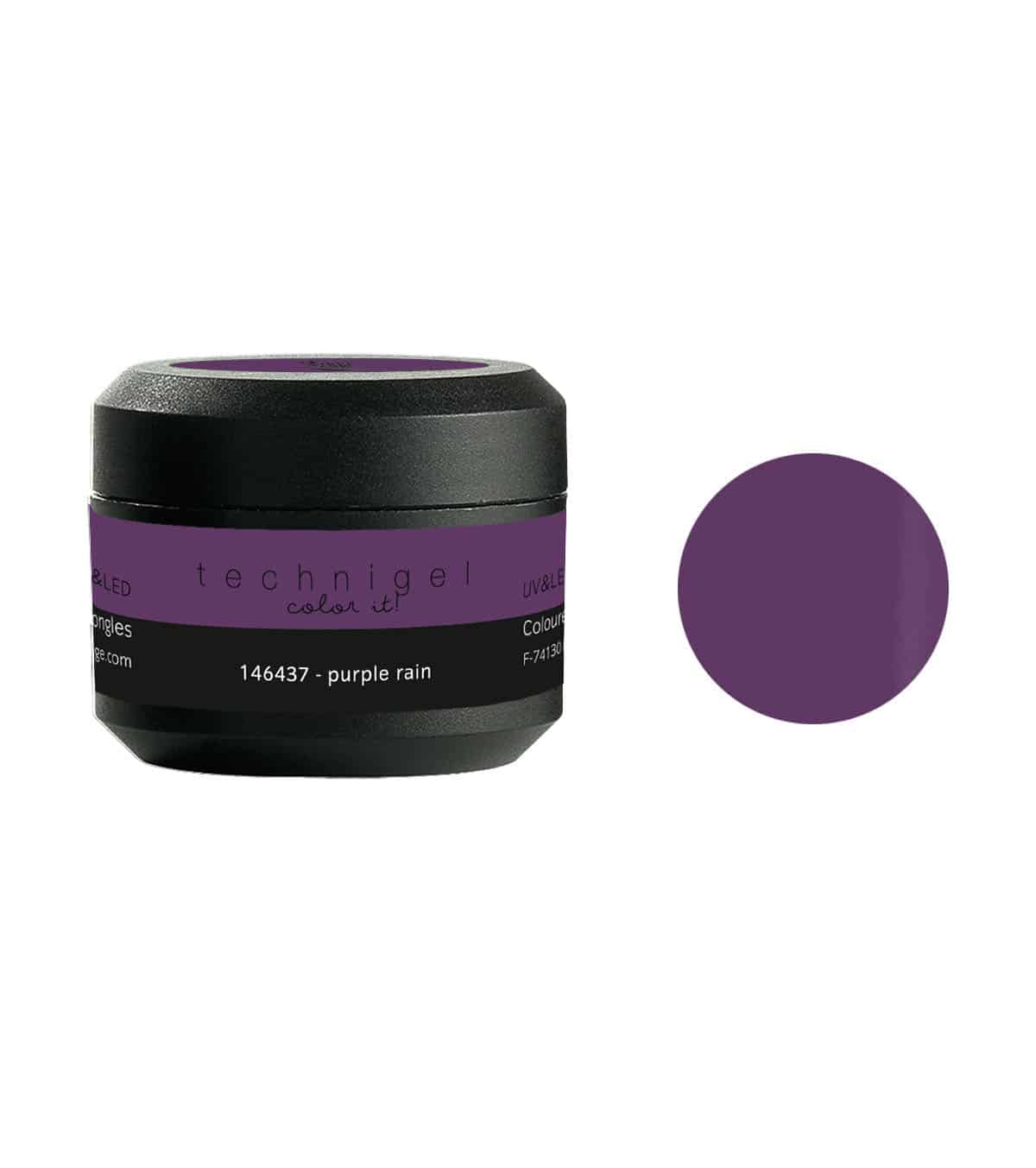 Peggy Sage Coloured UV&amp;LED Nail Gel Purple Rain 5gr