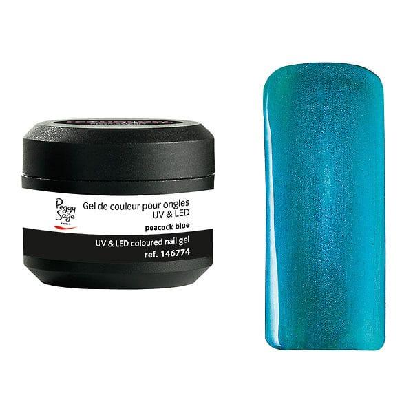 Peggy Sage Coloured UV&LED Nail Gel Peacock Blue 5gr