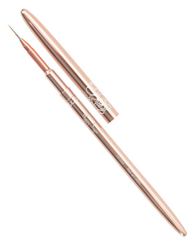 Peggy Sage Nail Art Synthetic Brush Rose Gold No 001