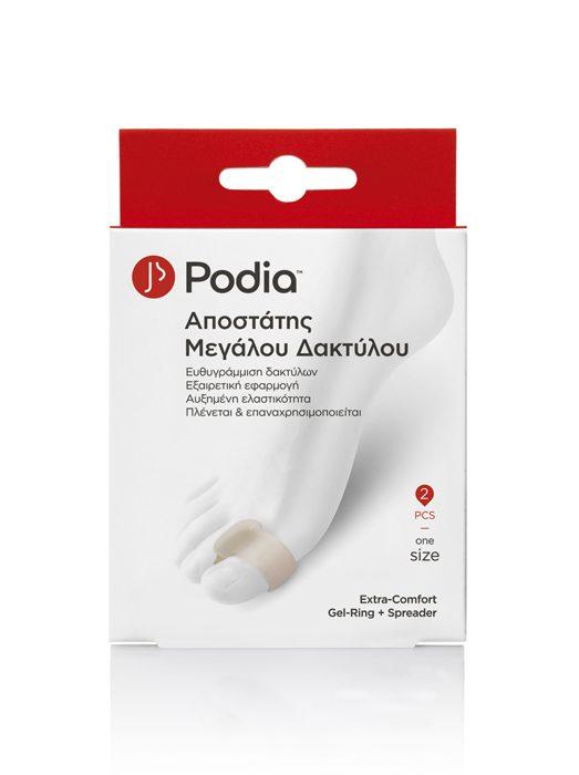 Podia Extra-Comfort Gel Spreader+Ring 2Pcs Aποστάτης Μεγάλου Δακτύλου