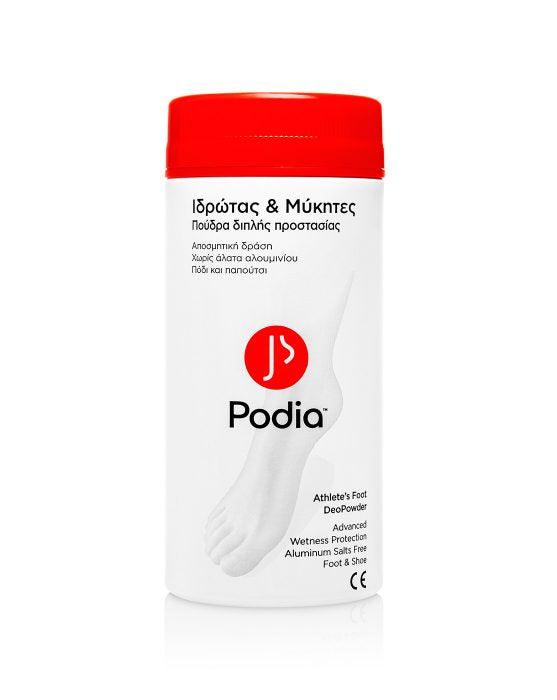 Podia Athlete'S Foot Deopowder Πούδρα Διπλής Προστασίας 100gr