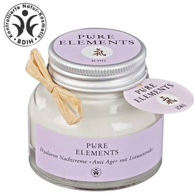 Pure Elements Hyaluron Night Cream Anti Age with Lotus Extract 50ml