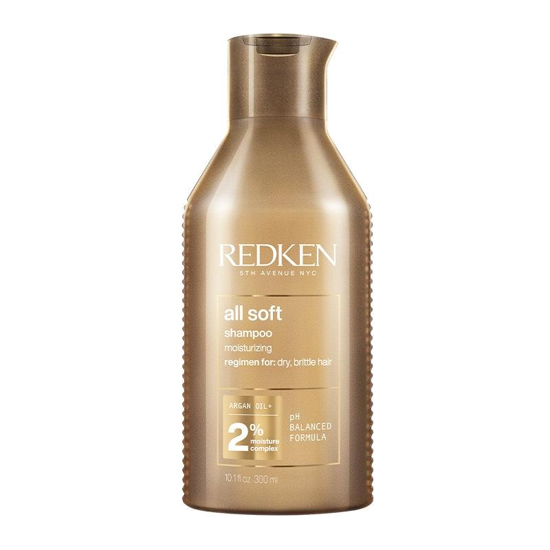 Redken All Soft Σαμπουάν Απαλότητας Και Λάμψης Για Αφυδατωμένα Μαλλιά 300ml