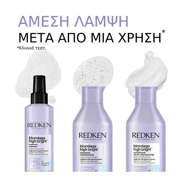 Redken Blondage High Bright Σπρέι Προετοιμασίας Για Λαμπερά Ξανθά Μαλλιά 250ml