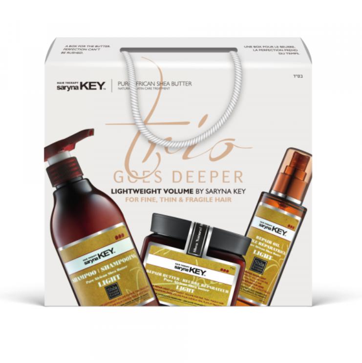 Sarynakey Trio Goes Deeper Lightweight Volume Box (Light Shampoo 500ml+Light Oil 110ml+Light Butter 500ml)