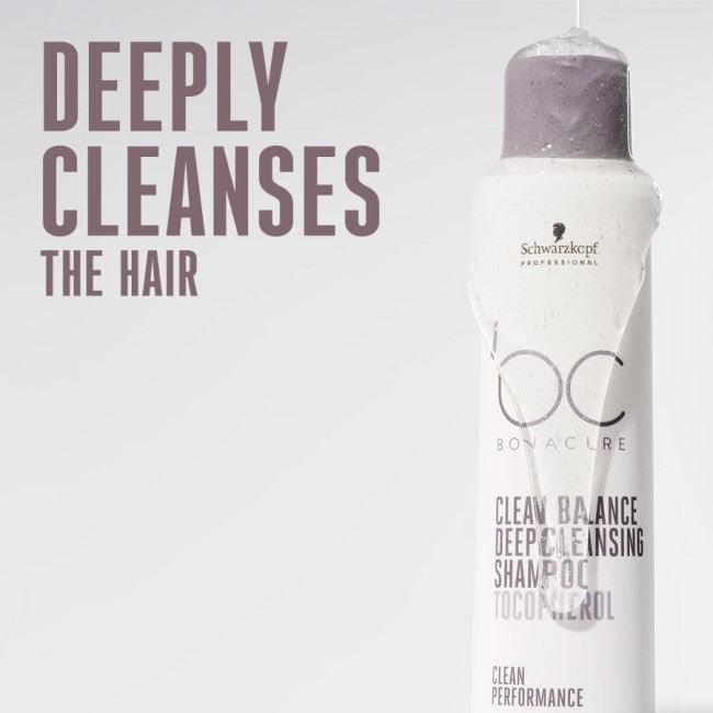 Schwarzkopf Professional BC Bonacure Clean Balance Deep Cleansing Shampoo 1000ml